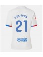 Moški Nogometna dresi replika Barcelona Frenkie de Jong #21 Gostujoči 2023-24 Kratek rokav